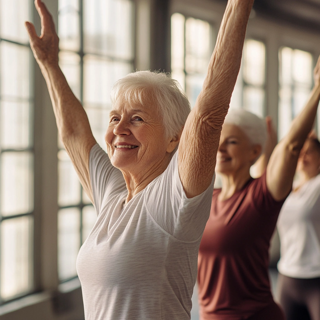 Активні пенсіонери на заняттях zorvik